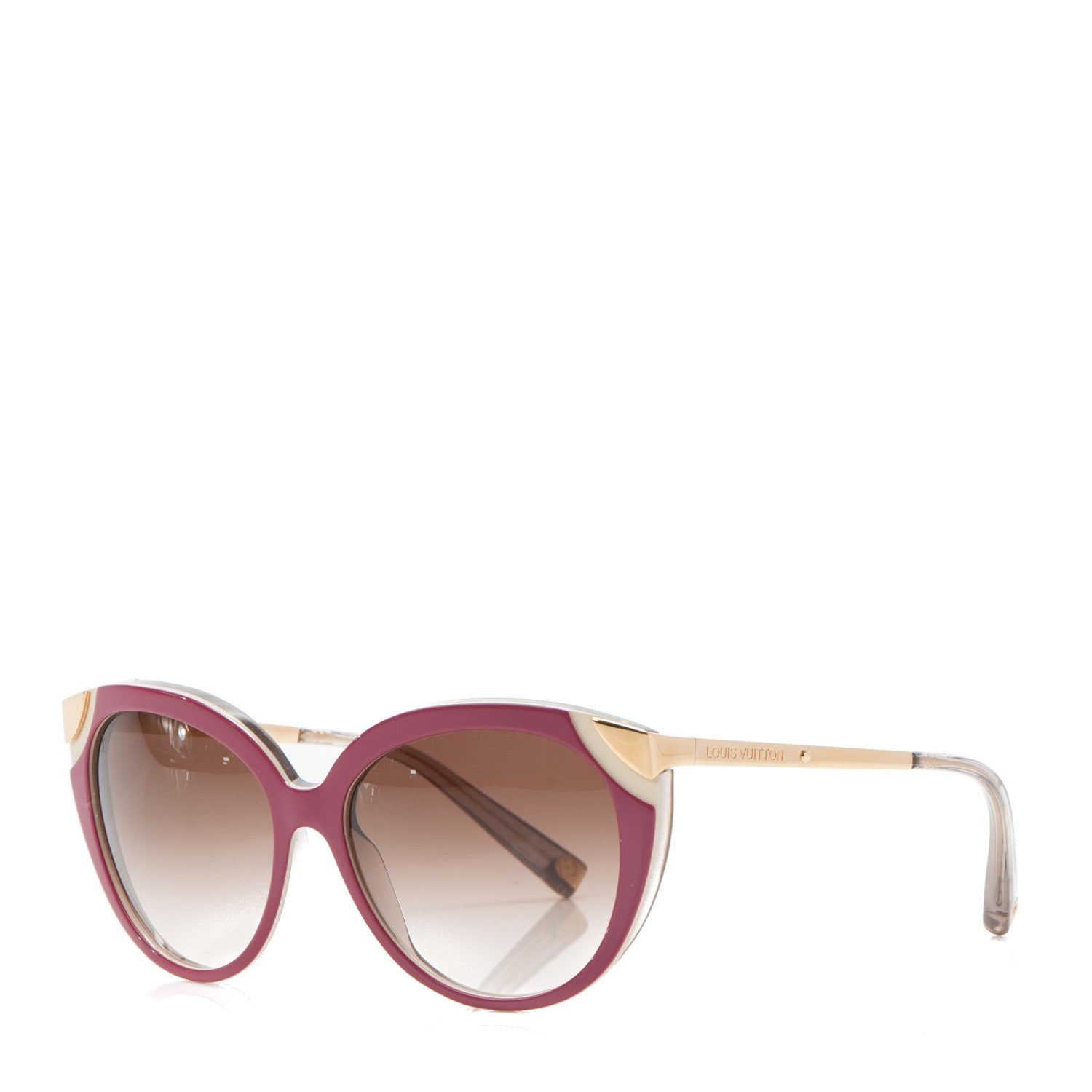 Louis Vuitton Amber Cat Eye Sunglasses Z0623W Fuchsia 1 of 5