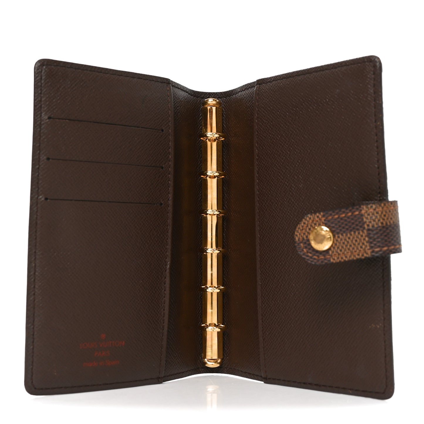 Damier Ebene Small Ring Agenda Cover