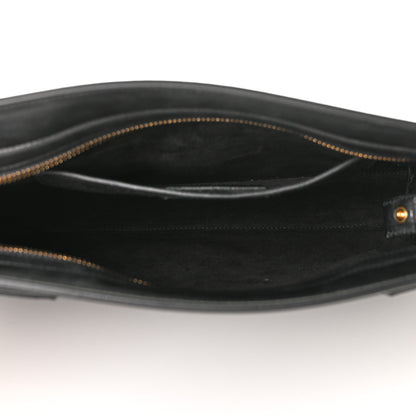 Saint Laurent Calfskin Sac De Jour Clutch Black 5 of 13