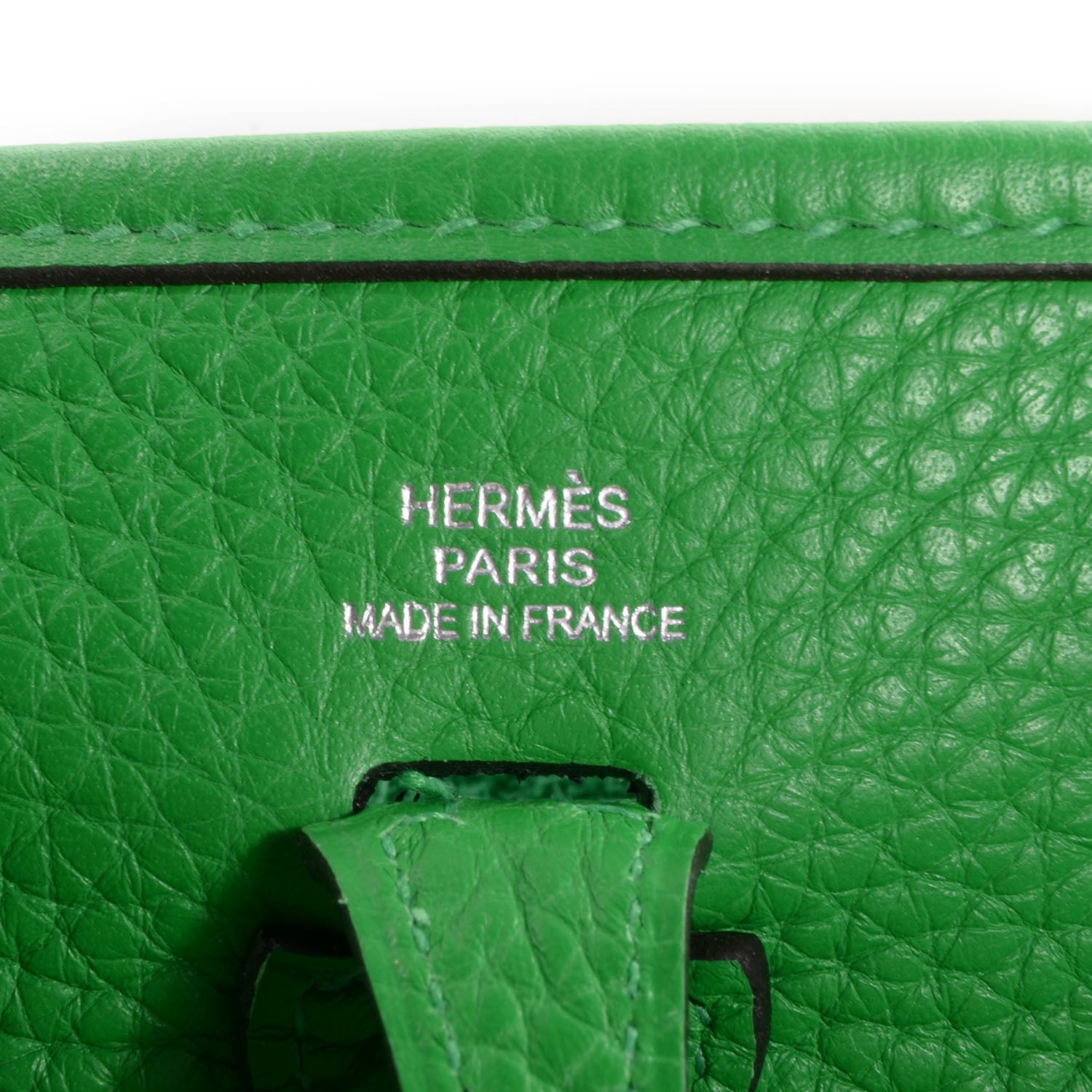 Hermes Taurillon Clemence Evelyne TPM Bambou Bamboo 7 of 7