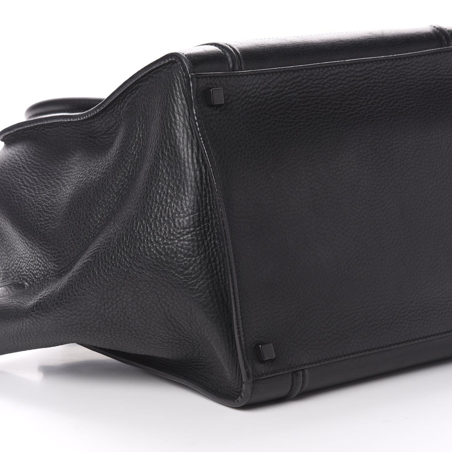 Supple Calfskin Medium Phantom Luggage Black