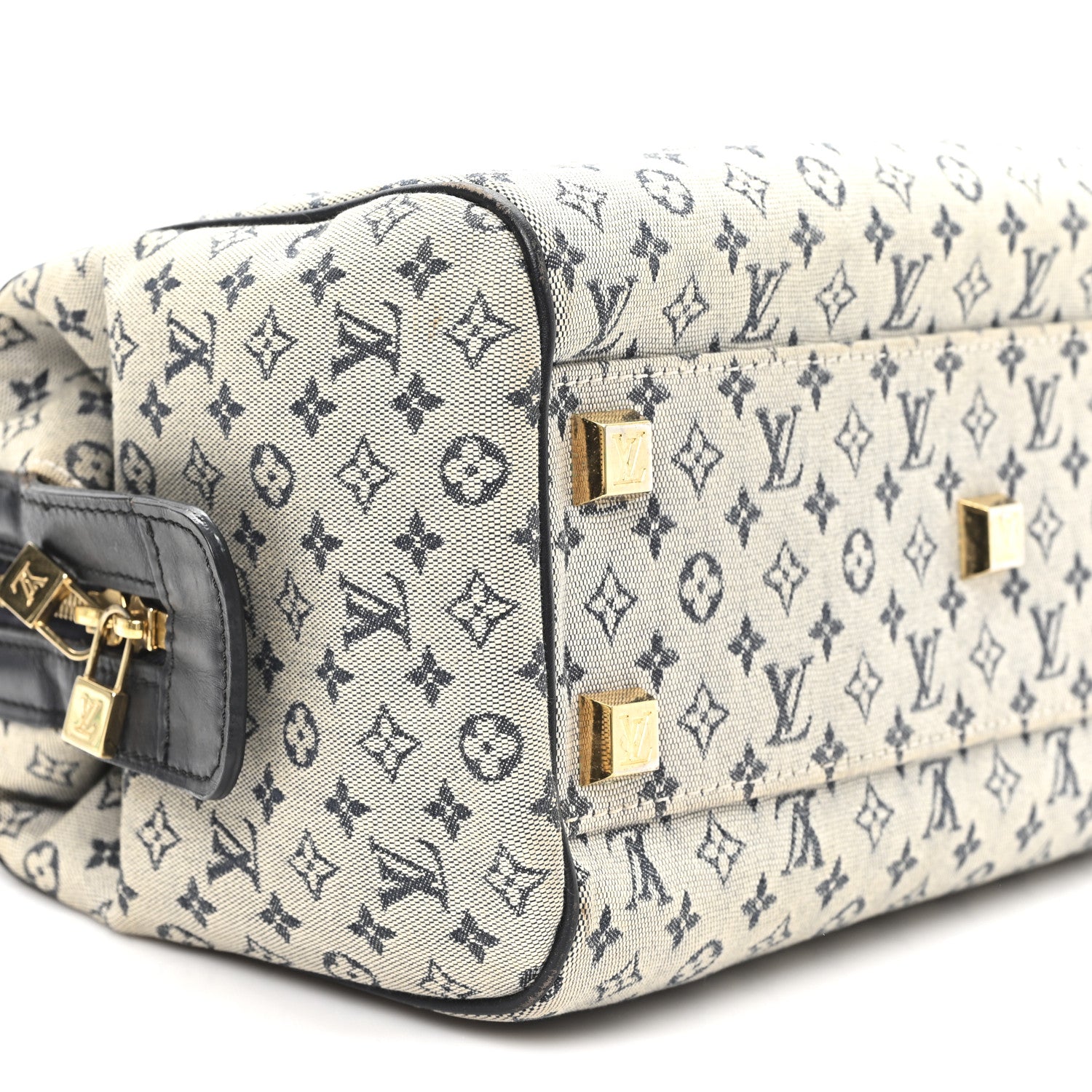 Louis Vuitton Mini Monogram Josephine PM Blue 8 of 9
