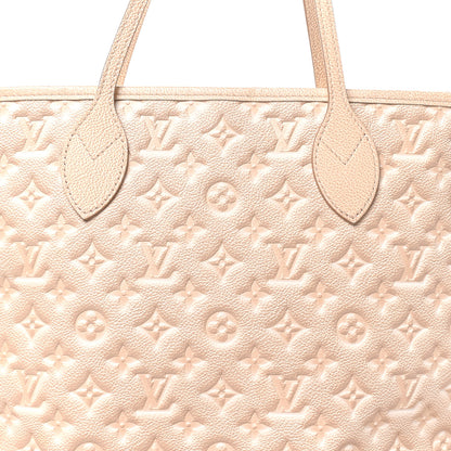Louis Vuitton Empreinte Monogram Summer Stardust Neverfull MM Beige Clair 6 of 9