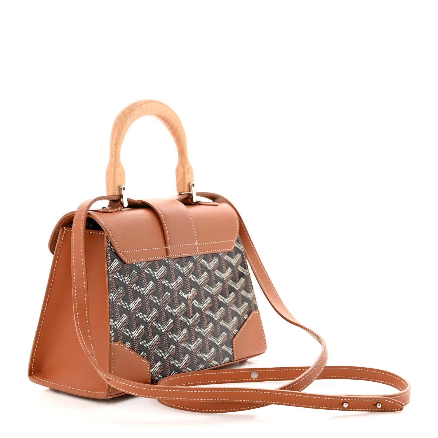 Goyard Goyardine Structure Mini Saigon Black Gold 3 of 10
