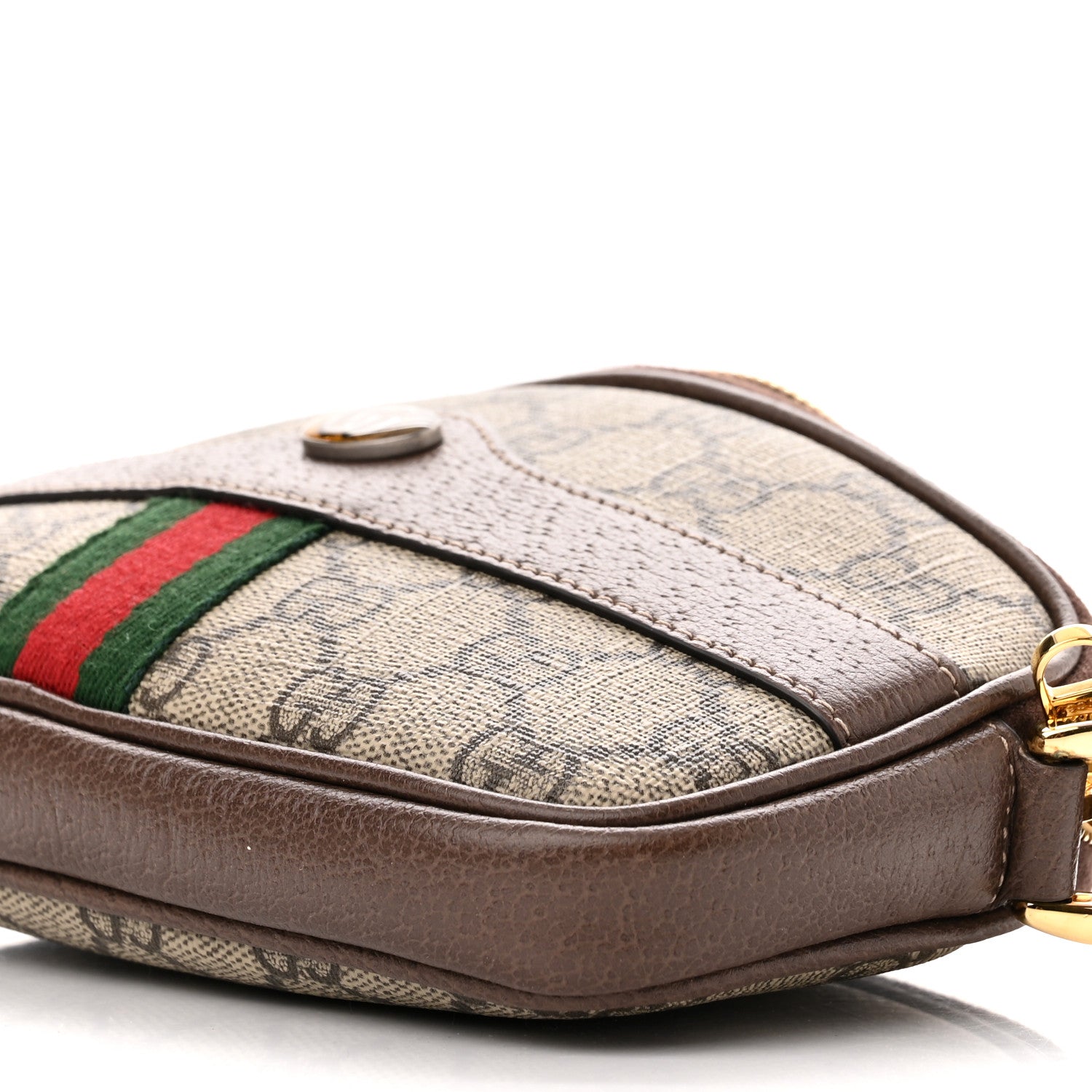 Gucci GG Supreme Monogram Web Mini Ophidia GG Bag Brown 10 of 10
