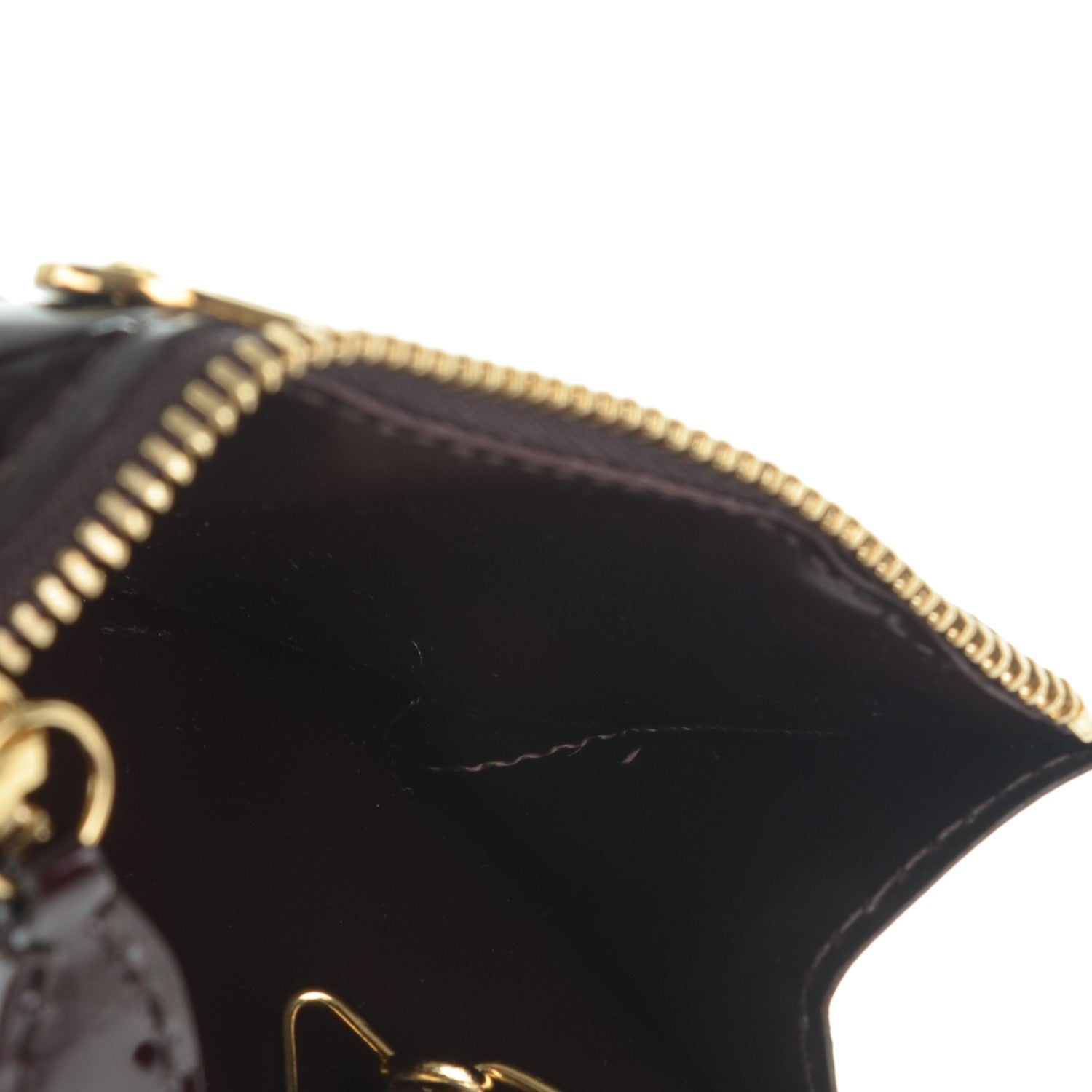 Louis Vuitton Vernis Key Pouch Amarante 9 of 9