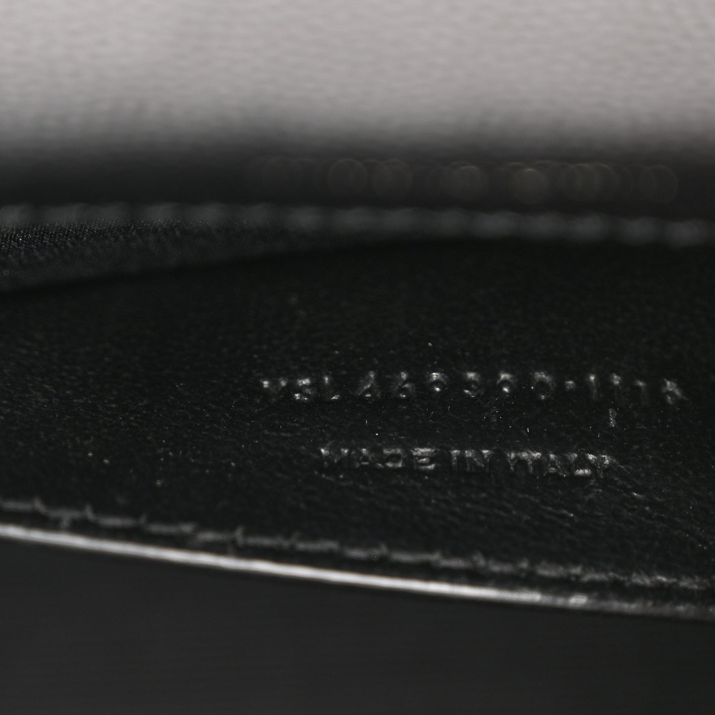 Grain De Poudre Small Monogram Monochrome Kate Satchel Black