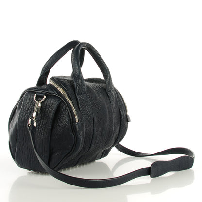 Alexander Wang Pebbled Lambskin Rockie Navy 3 of 8