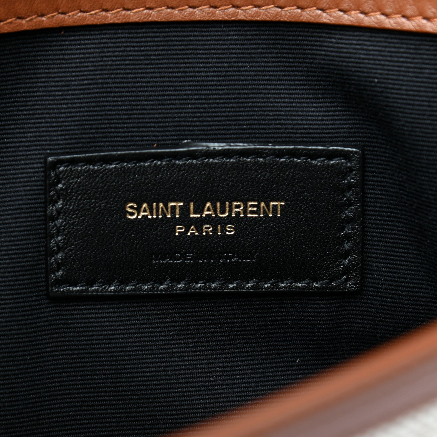 Saint Laurent Canvas Uptown Pouch Natural Beige Brick 6 of 6