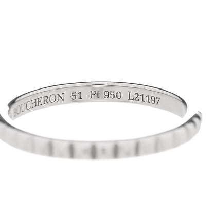 Boucheron Platinum Mini Clou De Paris Wedding Band Ring 51 5.75 5 of 5