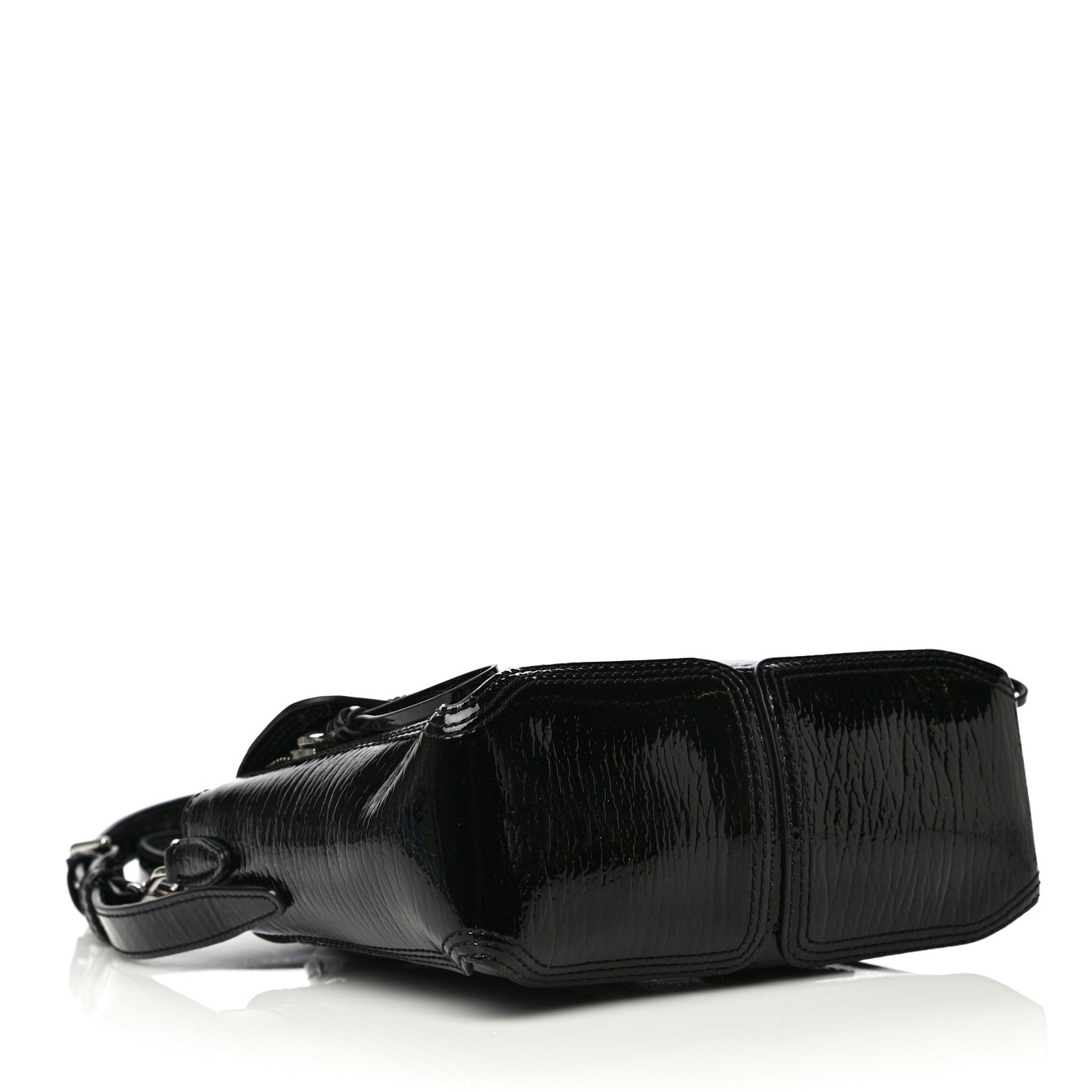 3.1 Phillip Lim Textured Patent Mini Pashli Satchel Black 4 of 9