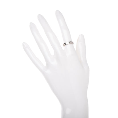 Cartier 18K White Gold 3.5mm LOVE Wedding Band Ring 50 5.25 2 of 4