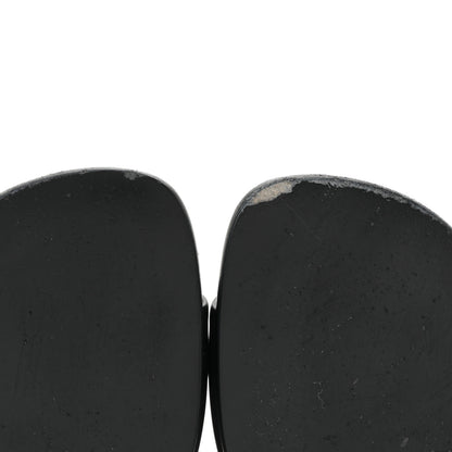 Hermes Calfskin Dune Sandals 37 Black 11 of 11