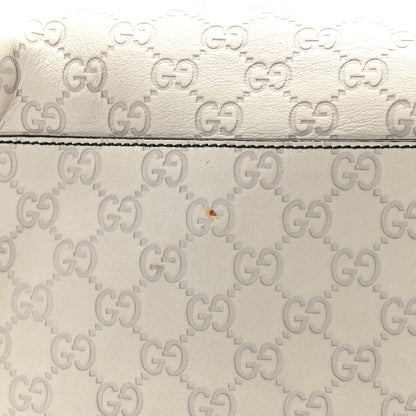 Gucci Guccissima Signature Medium Emily Shoulder Bag Mystic White 11 of 13