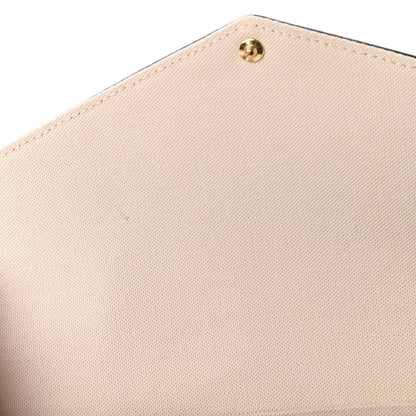Louis Vuitton Empreinte Monogram Giant By The Pool Felicie Pochette Chain Wallet Cream Saffron 10 of 11