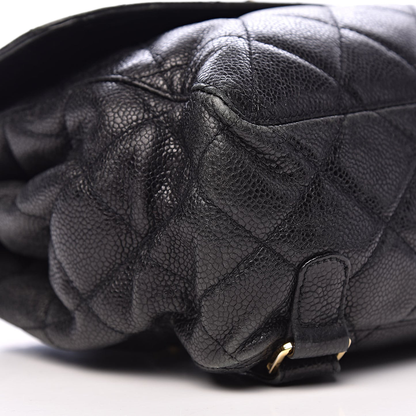 Caviar Quilted Backpack Black