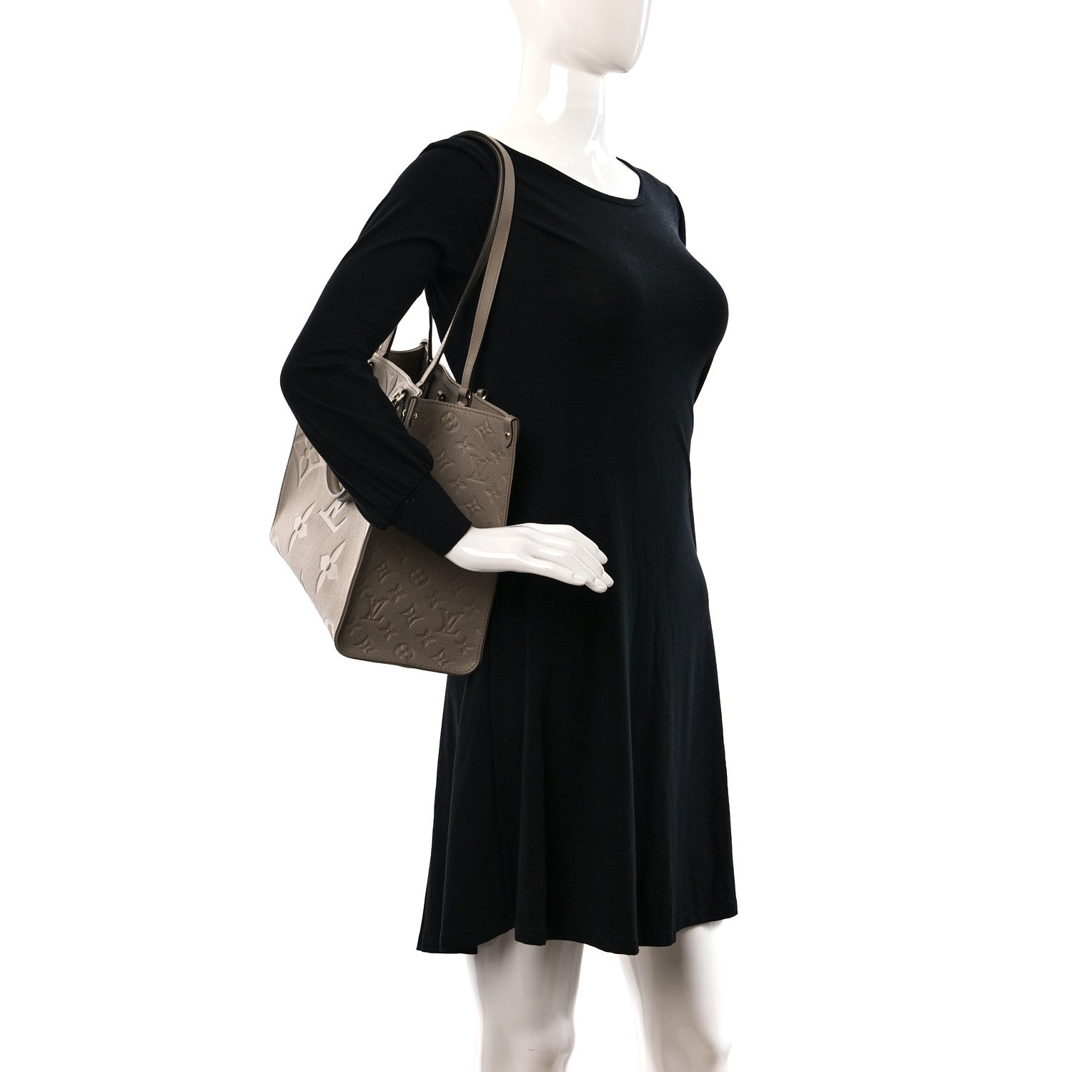 Louis Vuitton Empreinte Monogram Giant Onthego MM Tourterelle 2 of 8