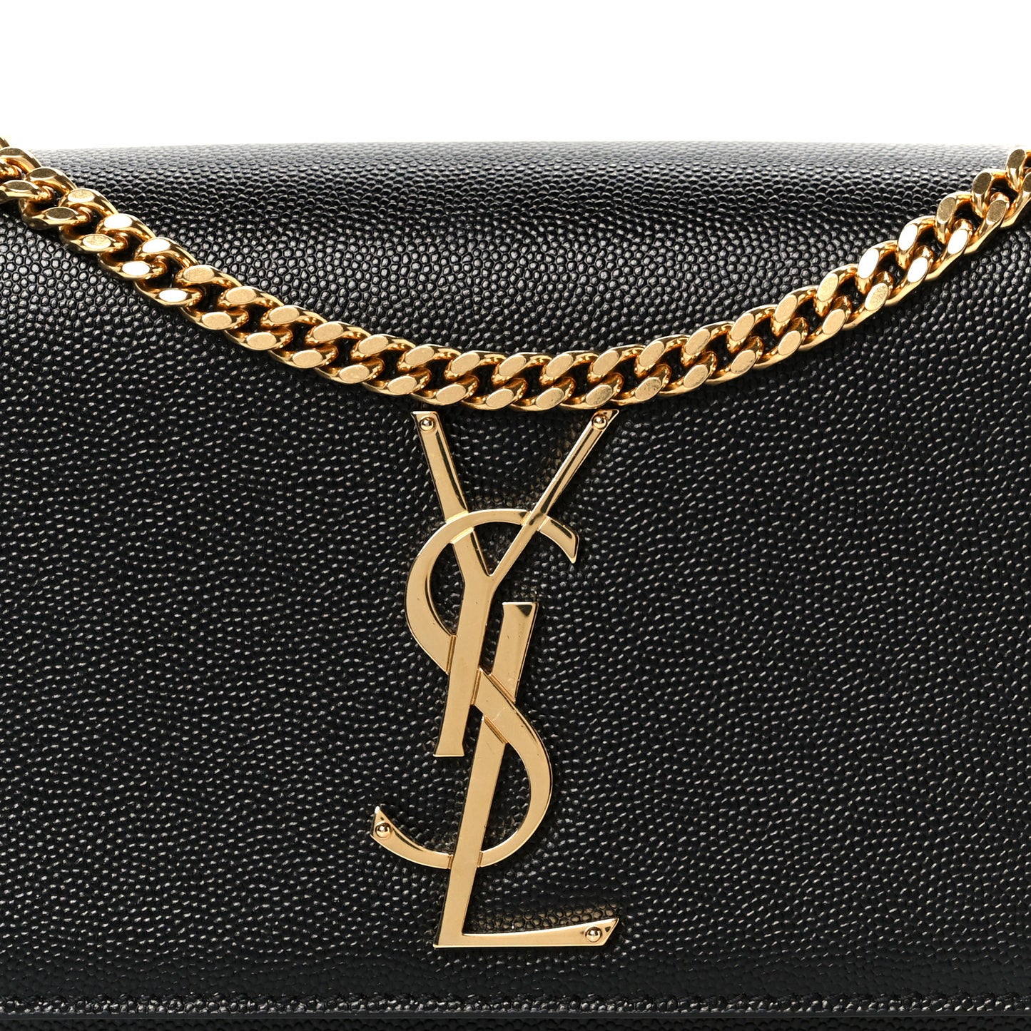 Grain De Poudre Small Monogram Kate Satchel Black