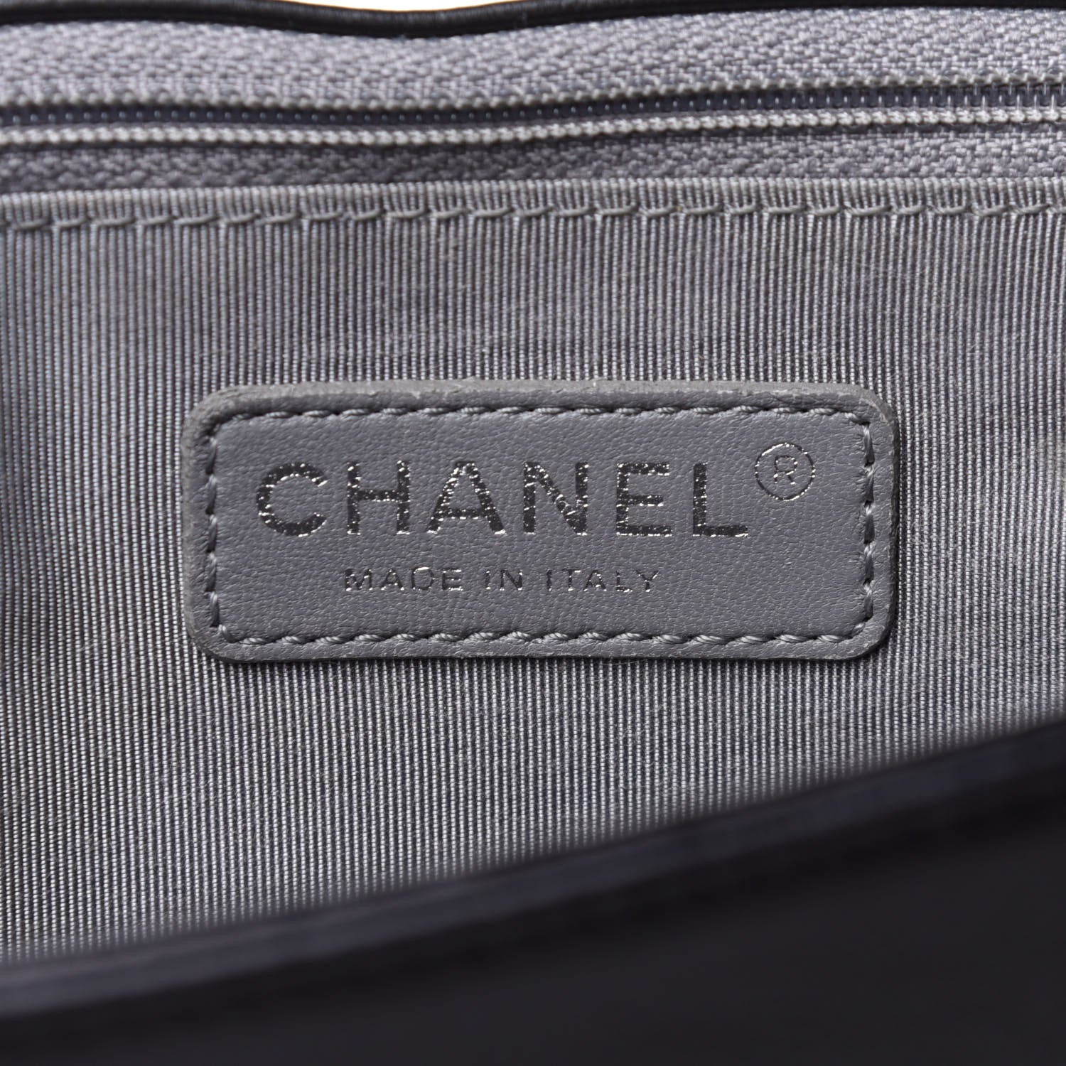 Chanel Calfskin Double Stitch Large Boy Flap Black 6 of 13