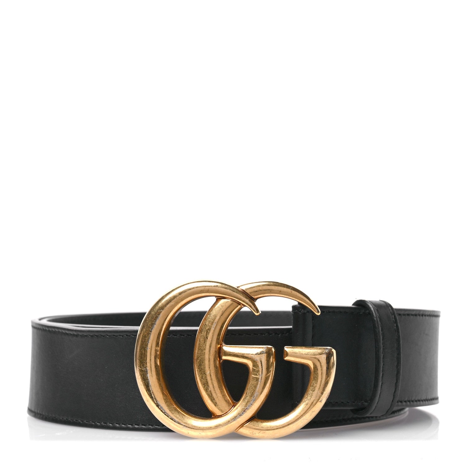 Gucci Calfskin Double G 40mm Belt 95 38 Black 1 of 5