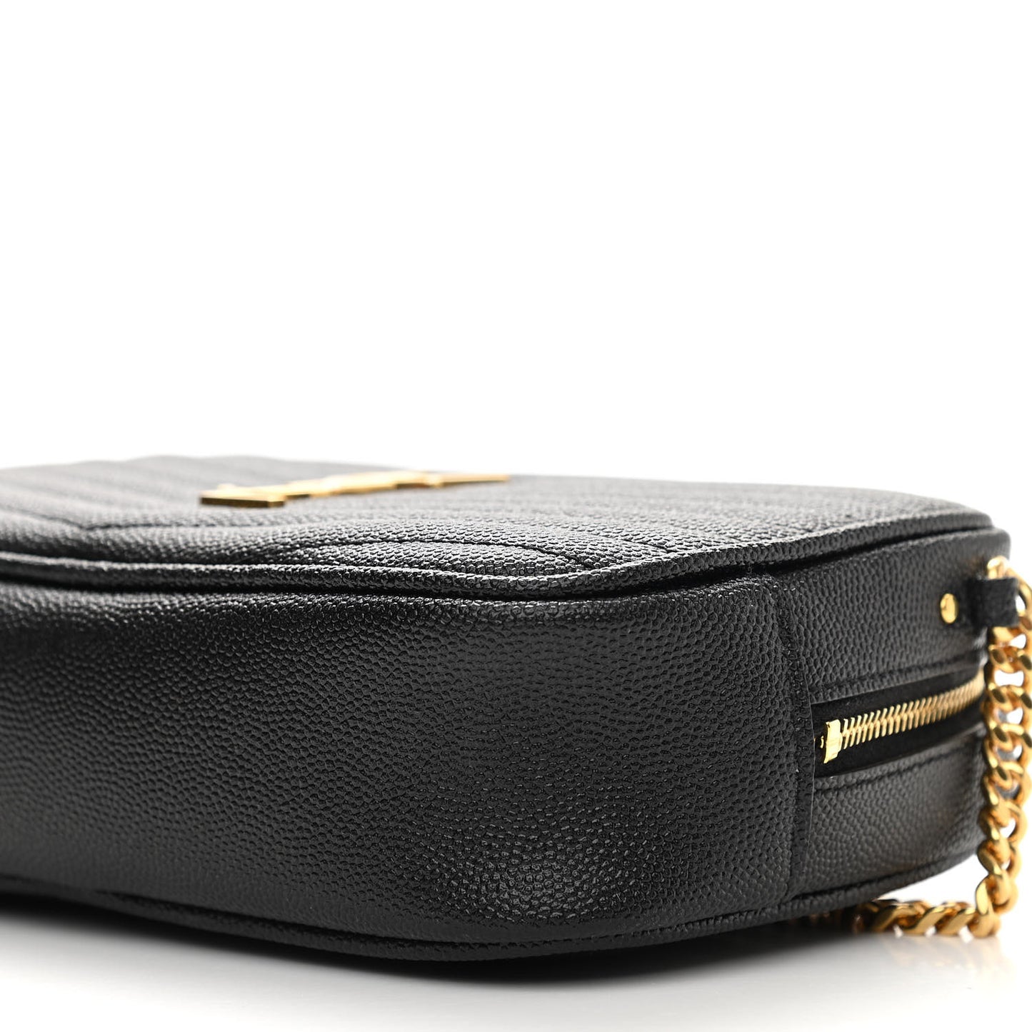 Grain De Poudre Matelasse Monogram Mini Lou Camera Bag Black