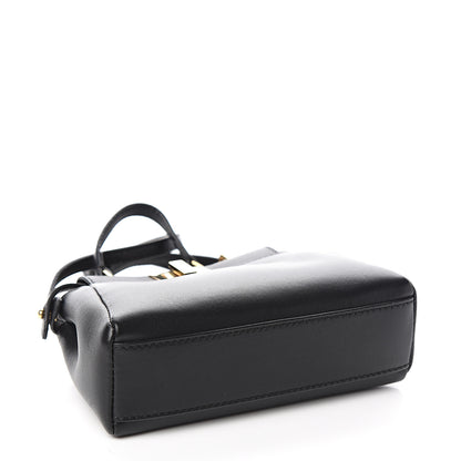 Fendi Nappa Micro Peekaboo Iconic Satchel Black 3 of 9
