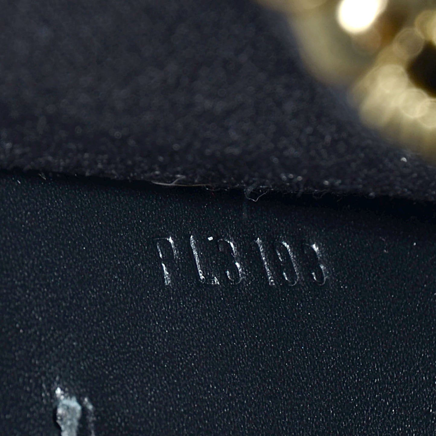 Patent Louise Clutch Black