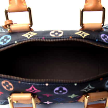 Louis Vuitton Monogram Multicolor Speedy 30 Black 4 of 4
