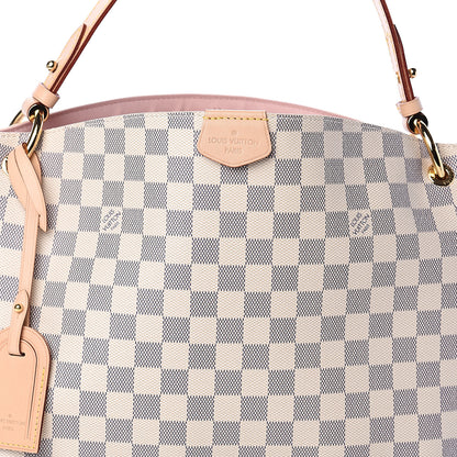 Louis Vuitton Damier Azur Graceful PM Rose Ballerine 6 of 8