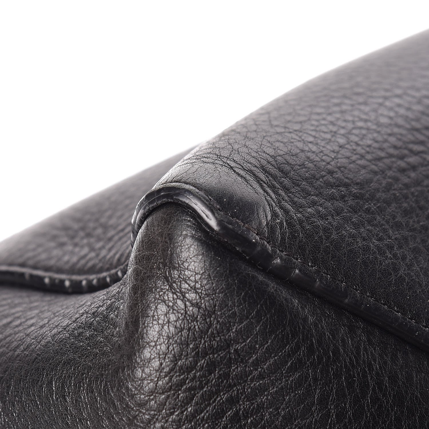 Celine Soft Grained Calfskin Small Belt Cabas Phantom Black 10 of 20