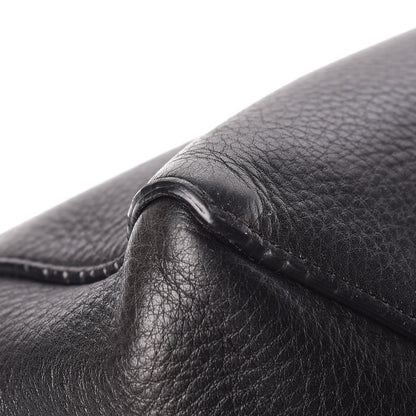 Celine Soft Grained Calfskin Small Belt Cabas Phantom Black 10 of 20