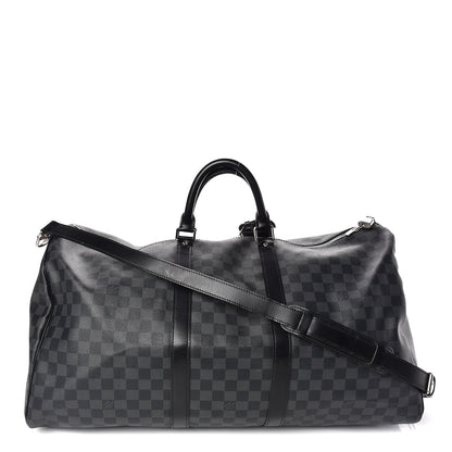 Louis Vuitton Damier Graphite Keepall Bandouliere 55 1 of 12