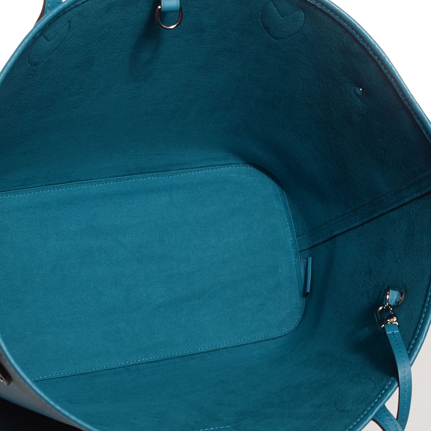 Louis Vuitton Epi Neverfull MM Cyan 6 of 10
