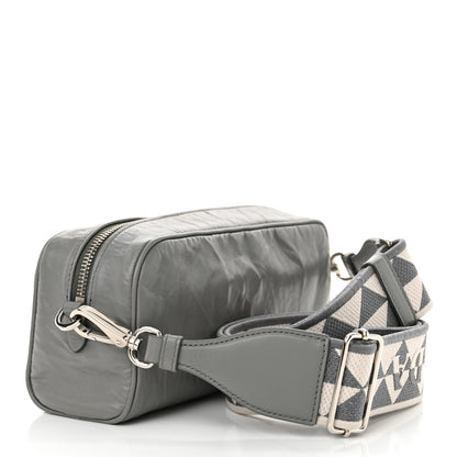 Prada Nappa Antique Multi-Pocket Shoulder Bag Ardesia 3 of 12