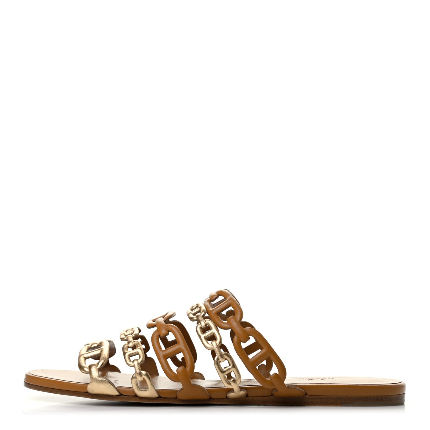 Nappa Thalassa Sandals 40 Beige Doré