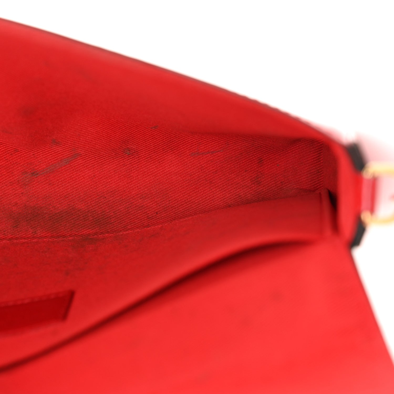 Louis Vuitton Vernis Felicie Pochette Chain Wallet Cherry 11 of 14