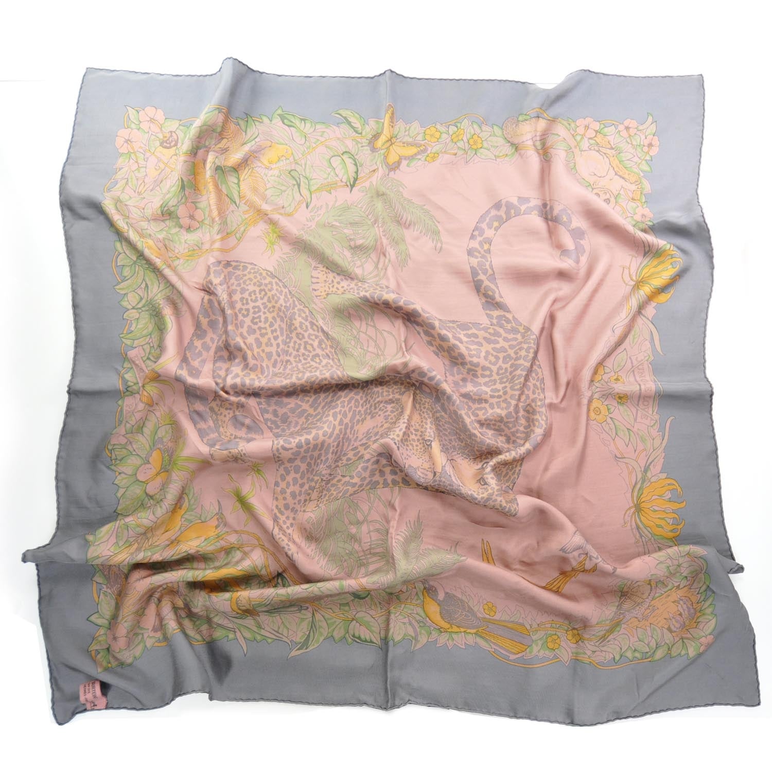 Hermes Silk Dip Dye Jungle Love Scarf 90 1 of 6