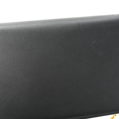 Saint Laurent Smooth Calfskin Medium Classic Monogram Kate Tassel Satchel Black 14 of 14