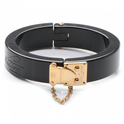 Louis Vuitton Lock Me Bracelet Black 1 of 7