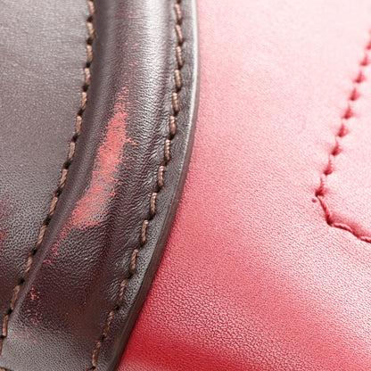 Celine Satin Calfskin Mini Tri-Color Luggage Blood 12 of 13