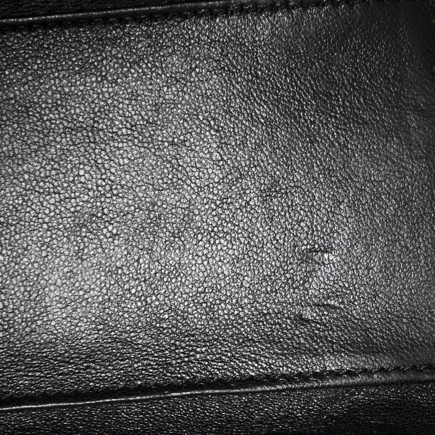 Baby Grained Calfskin Nubuck Tri-color Nano Luggage Anthracite