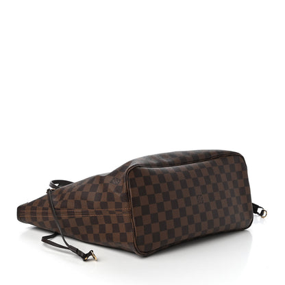 Louis Vuitton Damier Ebene Neo Neverfull MM Rose Ballerine 4 of 11