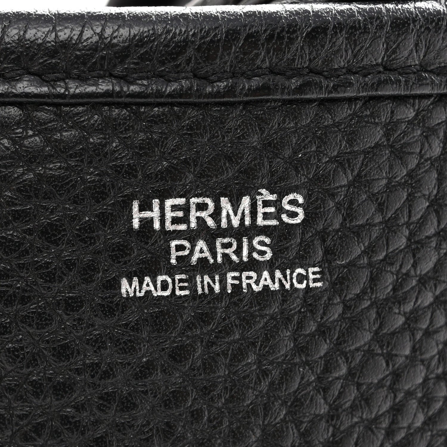 Hermes Taurillon Clemence EVELYNE III GM Black 7 of 16