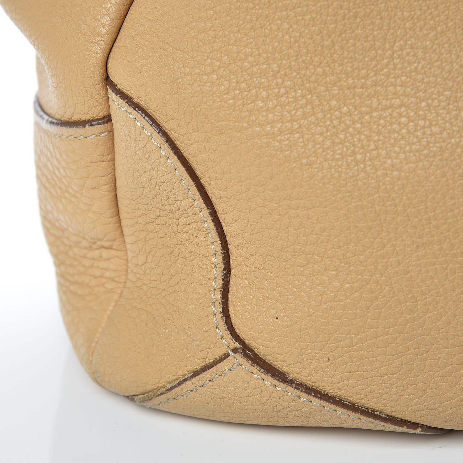 Prada Vitello Daino Side Pocket Hobo Sabbia 16 of 21