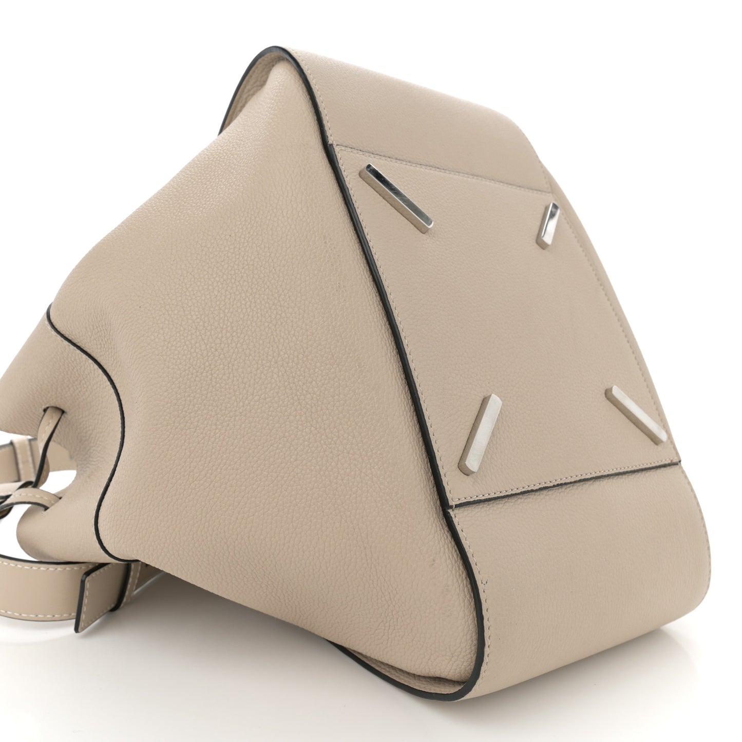 Calfskin Medium Hammock Shoulder Bag Light Oat