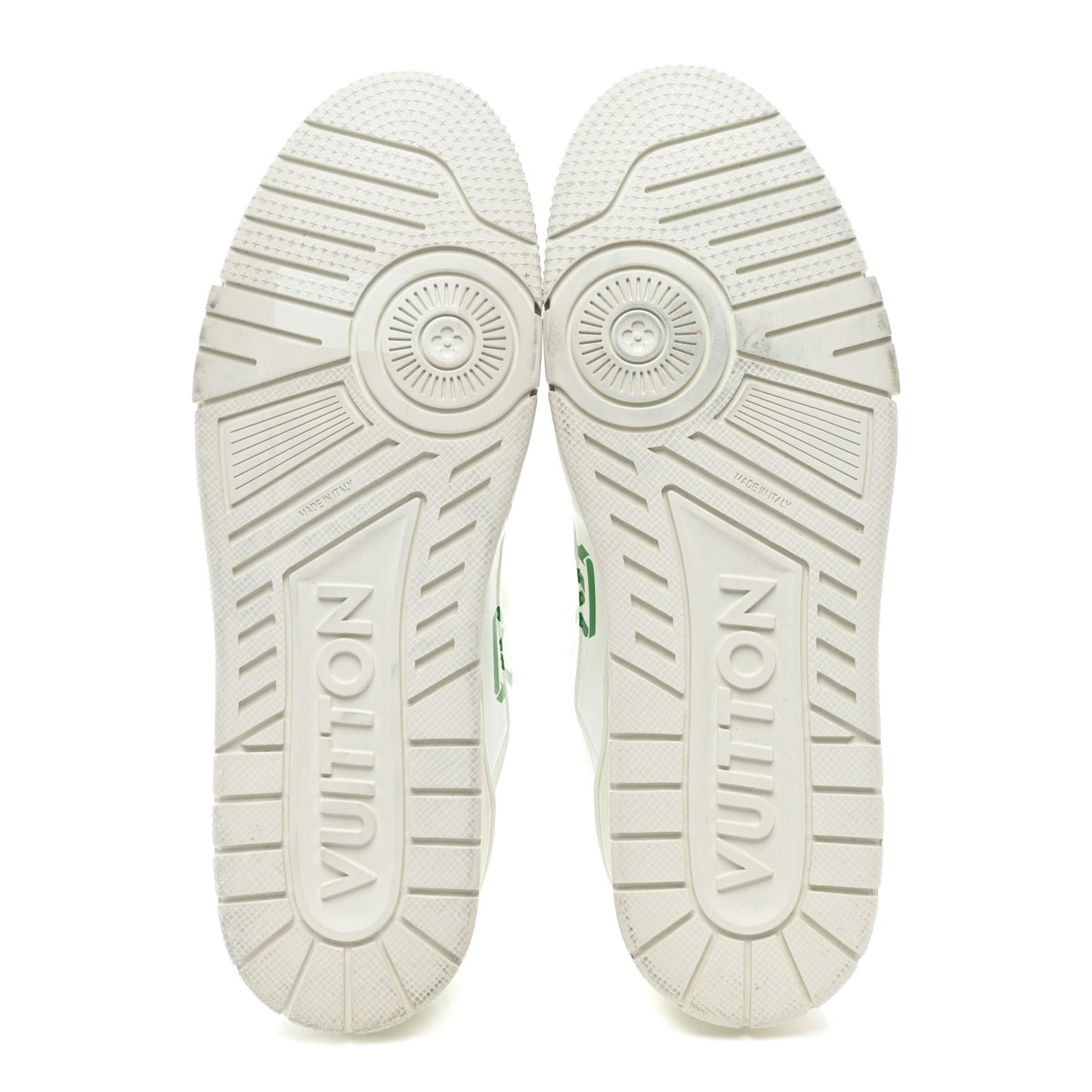 Mens LV Trainer Sneakers 8 Green