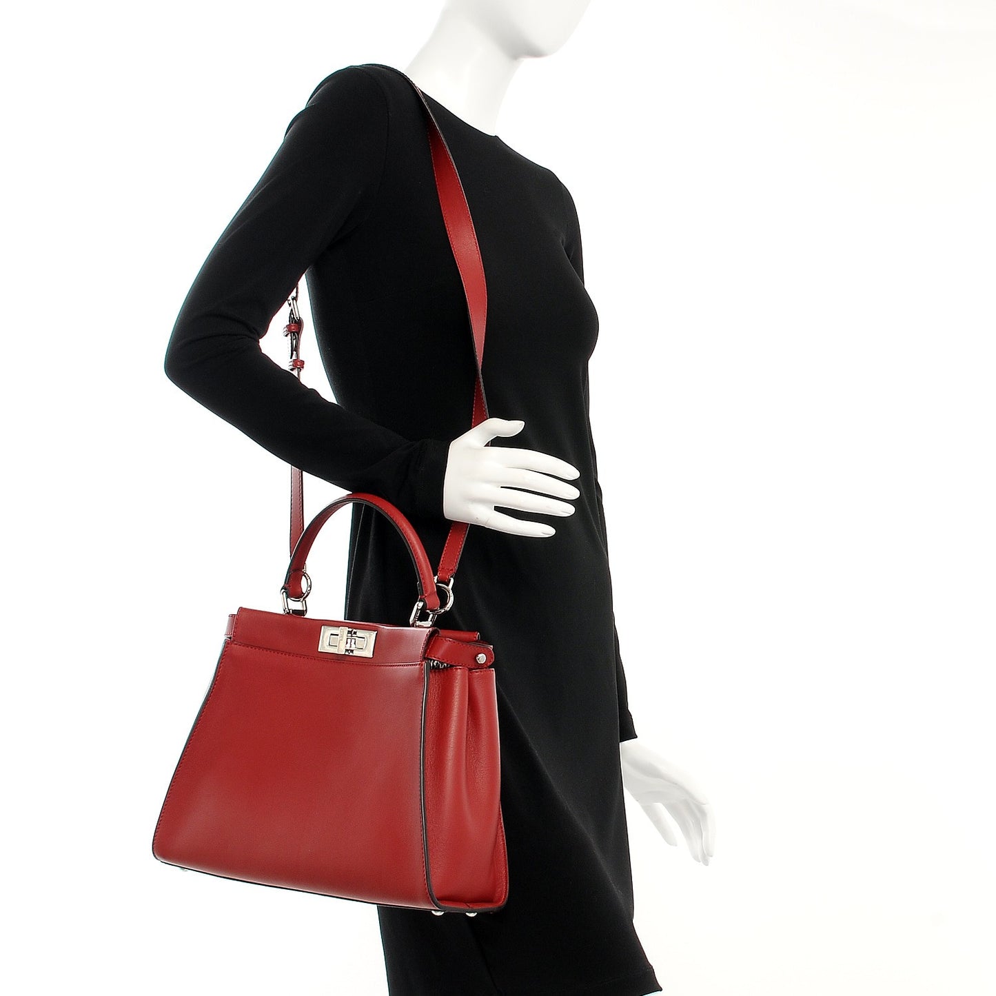 Vitello Seta Elaphe Crocodile Monster Eyes Medium Peekaboo Iconic Satchel Ribes Naturale