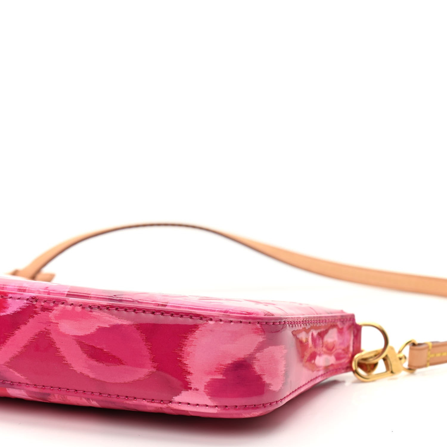 Louis Vuitton Vernis Ikat Pochette Accessories NM Rose Indien 9 of 9