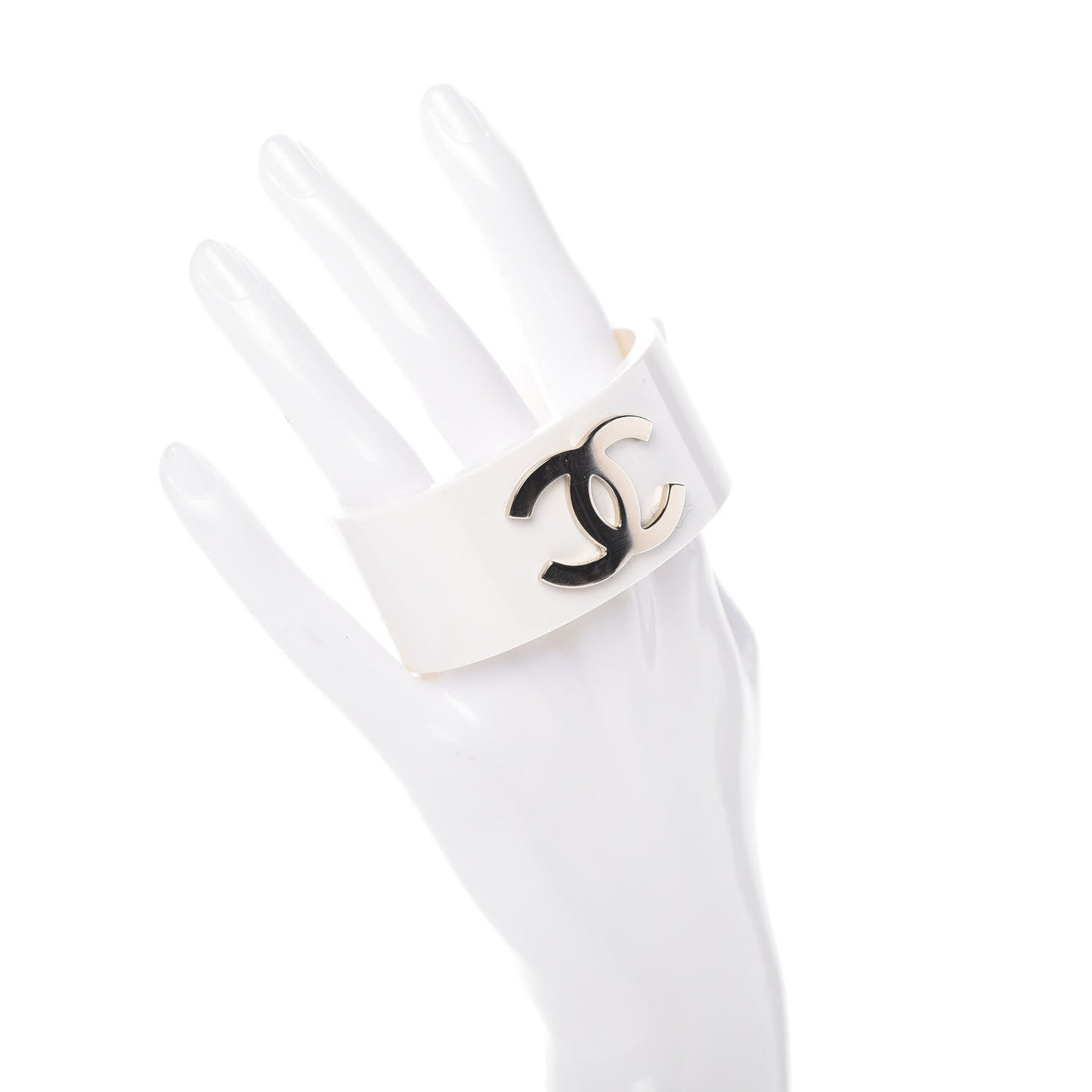 Resin CC Cuff Gold White