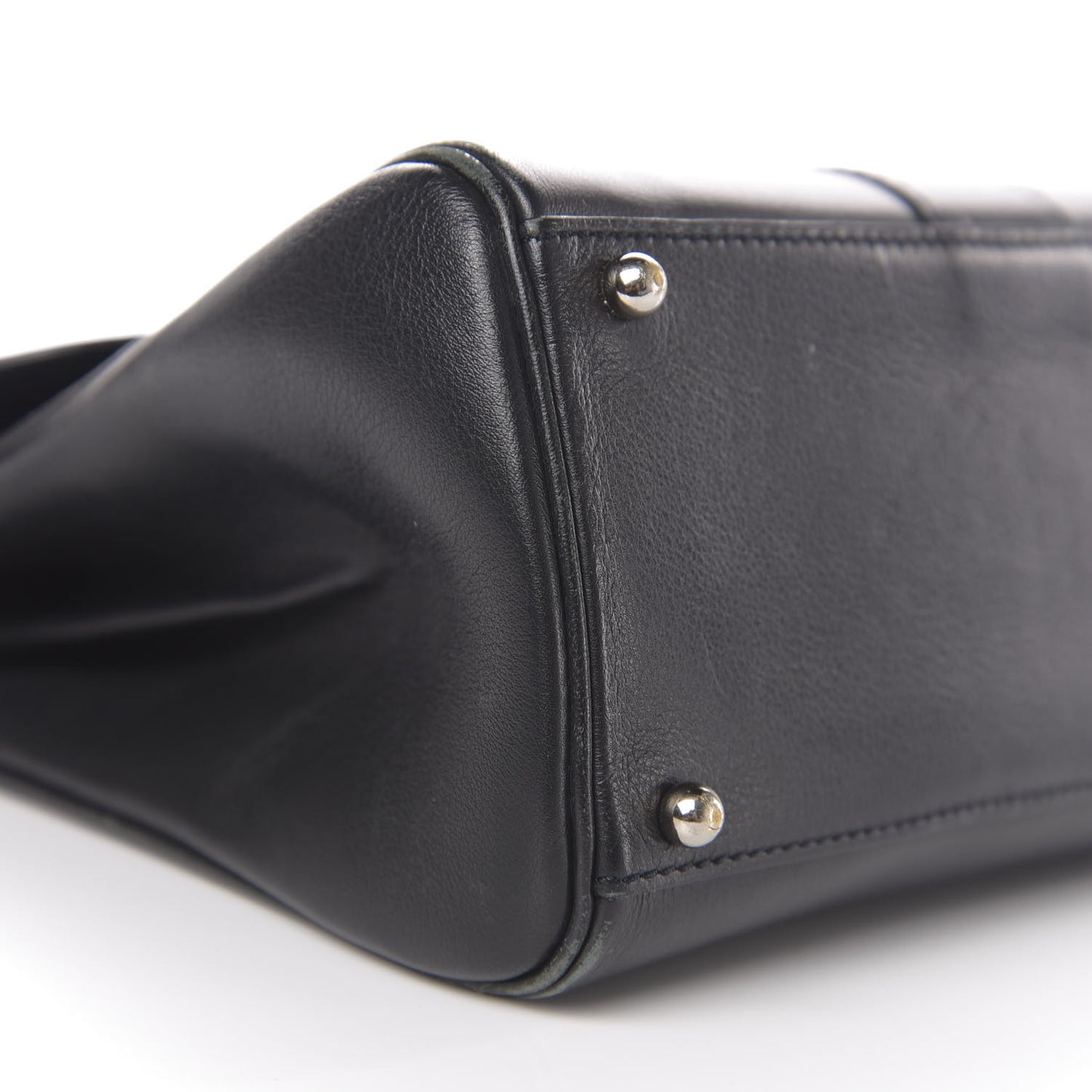 Calfskin Mini Brillant Satchel Black